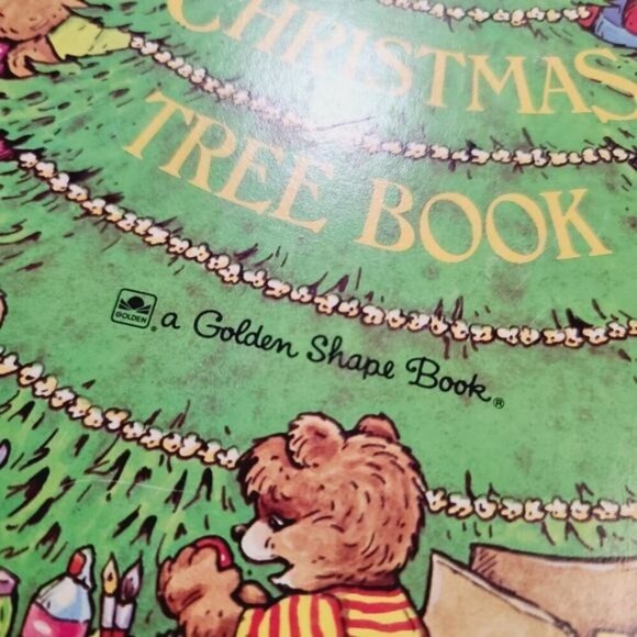Vintage 1983 The Christmas Tree Book Bears Children's Picture Book - Picture 6 of 6